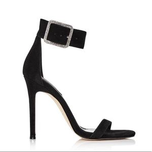 AQUA WOMENS BLAIR SUEDE STILETTO DRESS HEELS